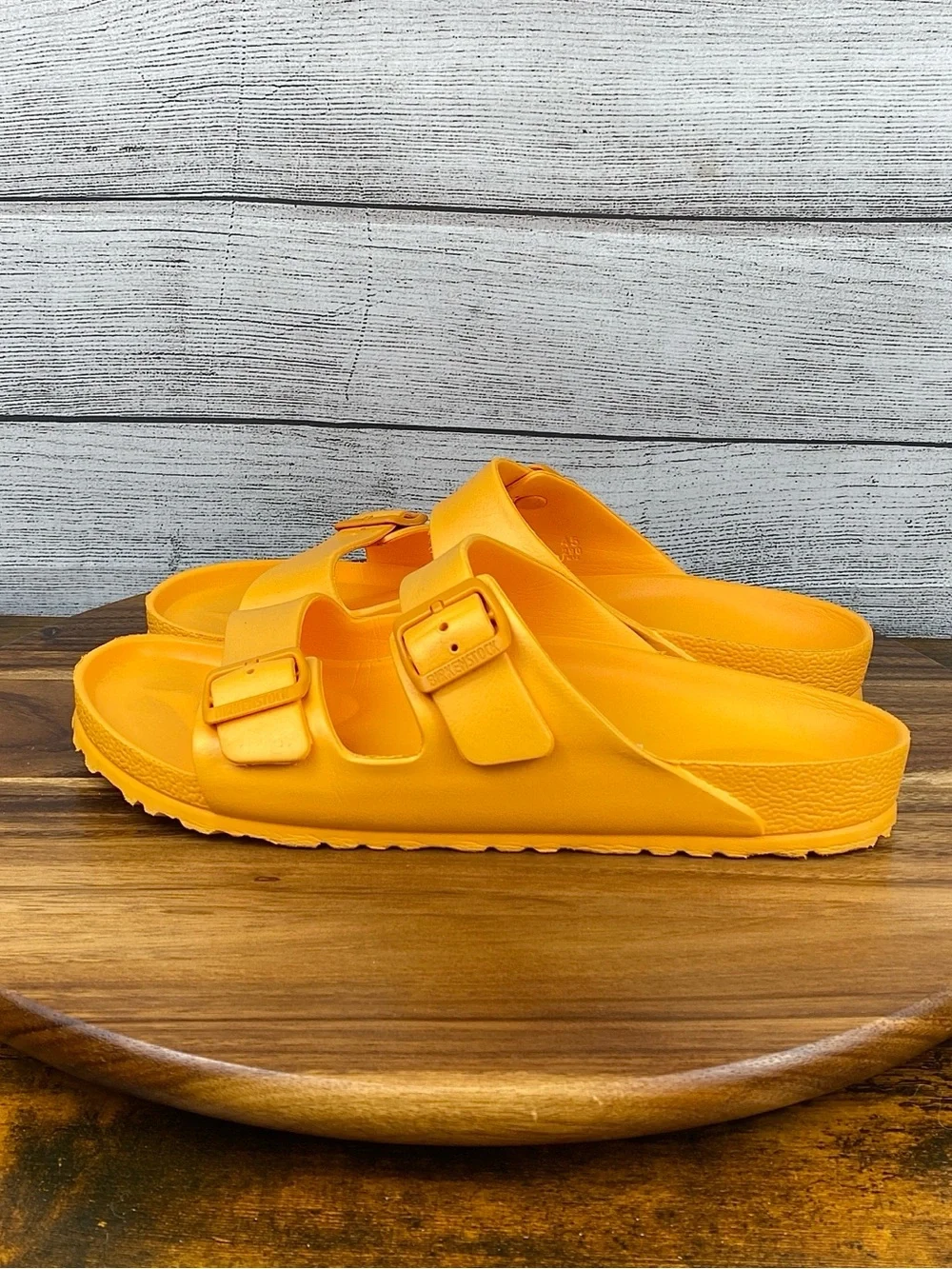 Birkenstock Arizona Essentials EVA Honolulu Orange Sandals Men’s Size 12 EU 45